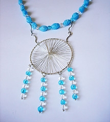 murano glass bead necklace